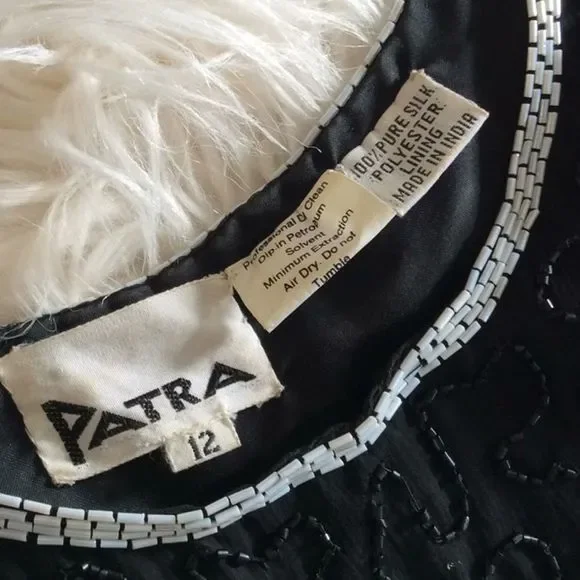 100% silk 💞BIDS & SEQUINS 💞PATRA 💞Jacket set - Picture 16 of 16